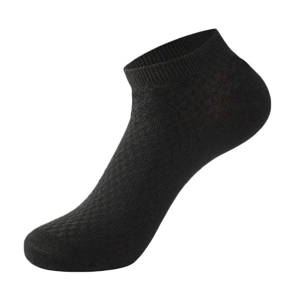 New Cotton Made Plain Customized Ankle Socks Custom Bamboo Fiber High Quality Crew Ankle Breathable Soft Low-cut Ankle Socks