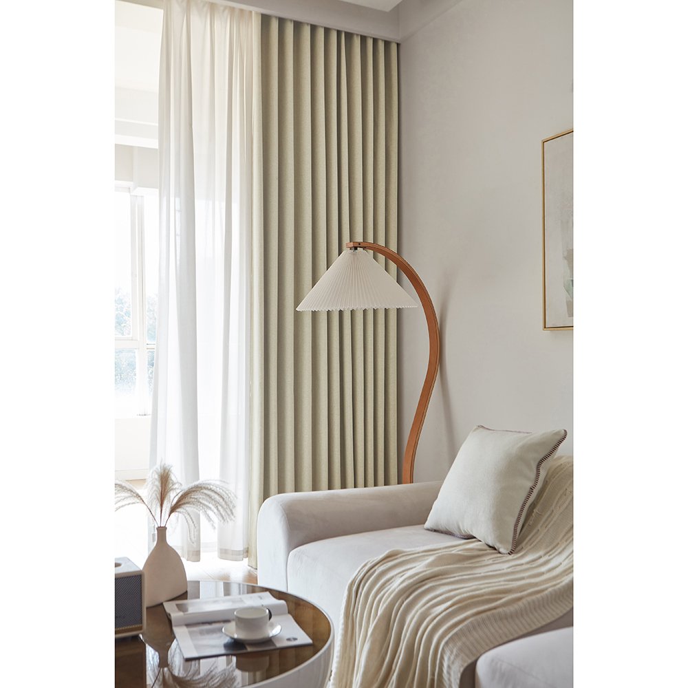 140cm Width 55/56\" Inch Heat-Reflective Linen Window Curtain Fabric Roll High Quality Blackout Woven Wedding Warp Lining
