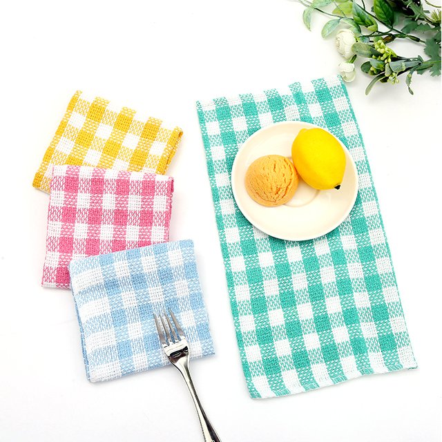Top Selling Wholesale Sublimation Tea Towel 100% linen Cotton Hotel Waffle Tea Towel Place Mat Cleaning Cloth