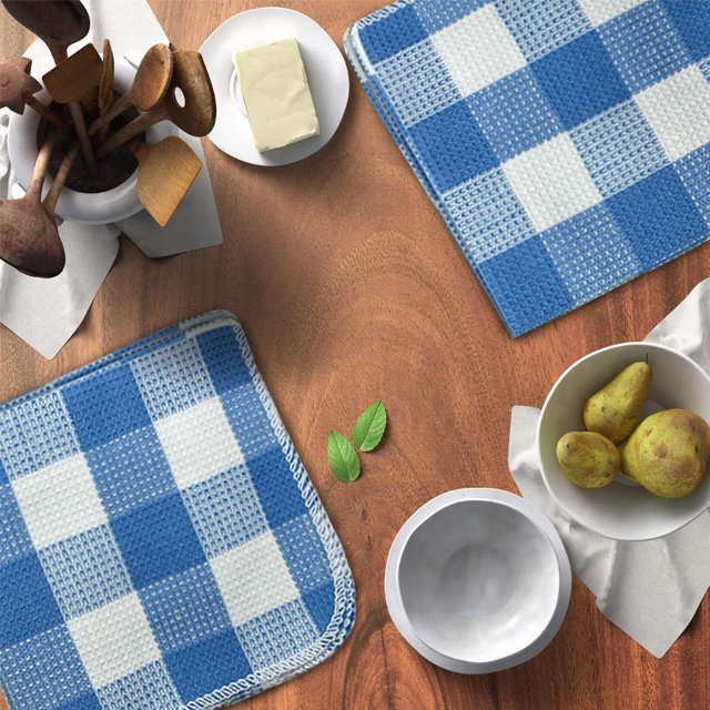 Top Selling Wholesale Sublimation Tea Towel 100% linen Cotton Hotel Waffle Tea Towel Place Mat Cleaning Cloth