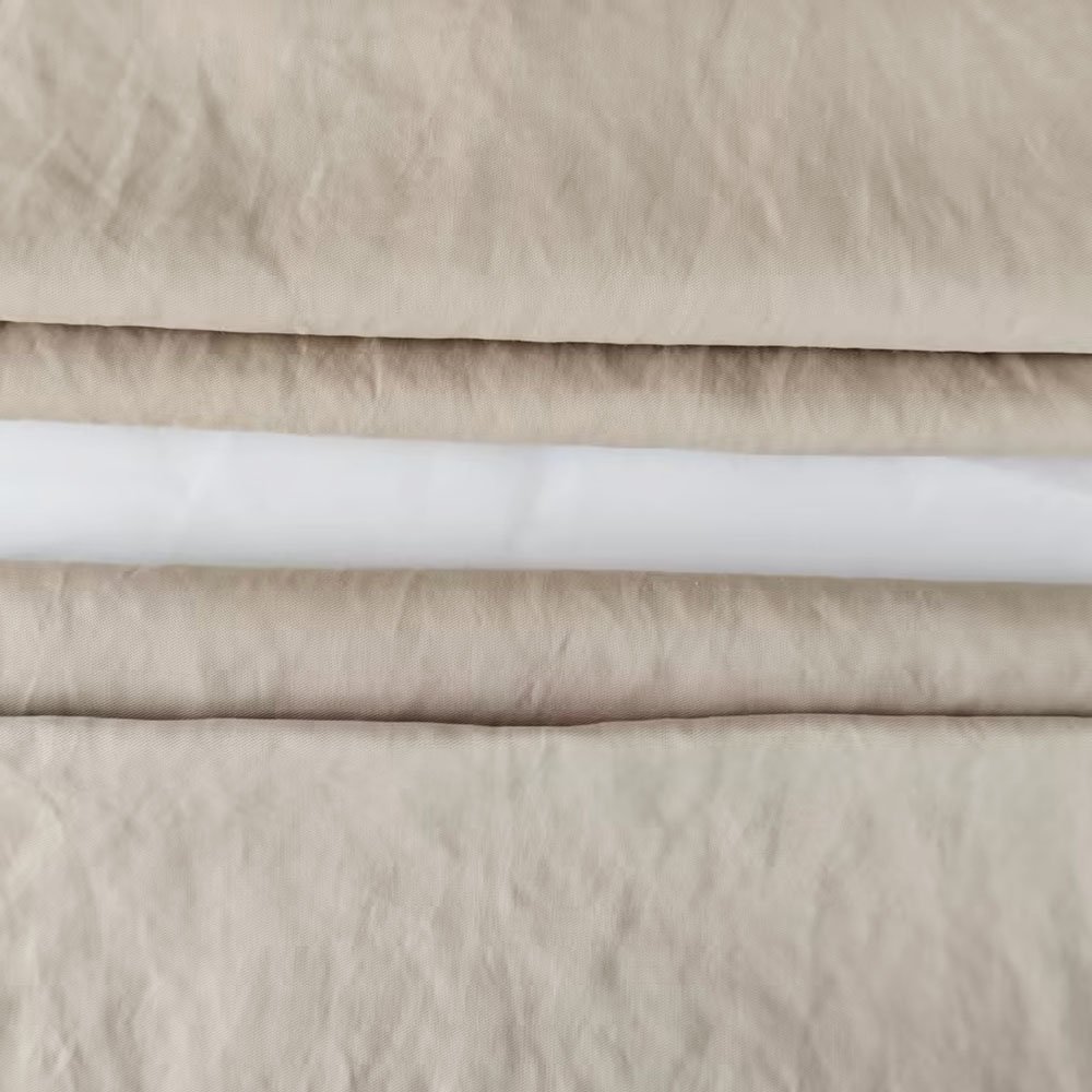 65/35 N/R Satin Fabric Bamboo like 100G/SQM Bamboo Fiber Diagonal 57/58" Plain Dyed for Garments Bags Skirts for Boys