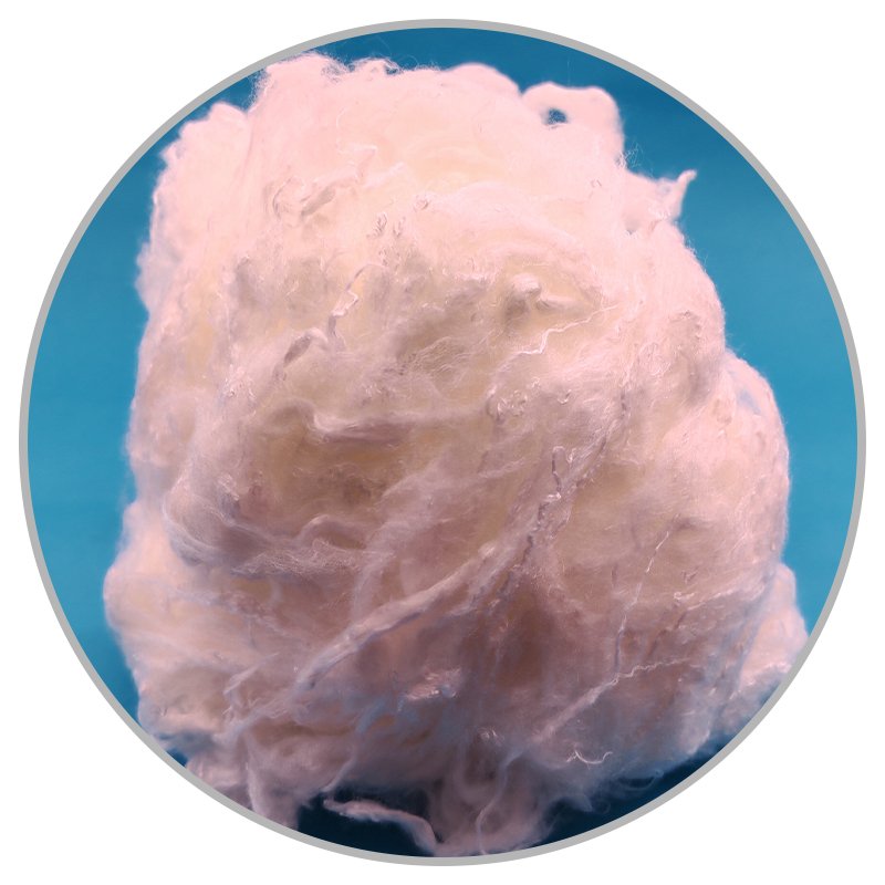 pure bamboo fiber for biodegradable nonwoven