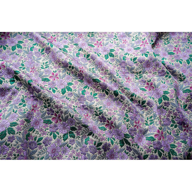 2022 Hot Wholesale Spring And Autumn Classic French Style Brocade Jacquard Fabric For Women's Dress