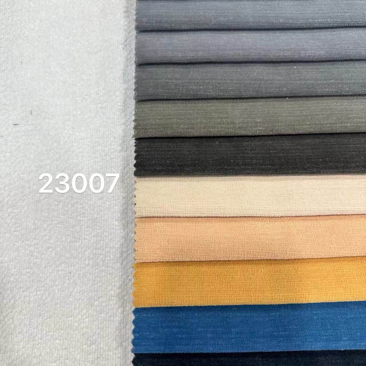 23007- polyester home textile sofa fabric for plain Comfortable Warm Upholstery Pillow linen curtain fabrics For Home