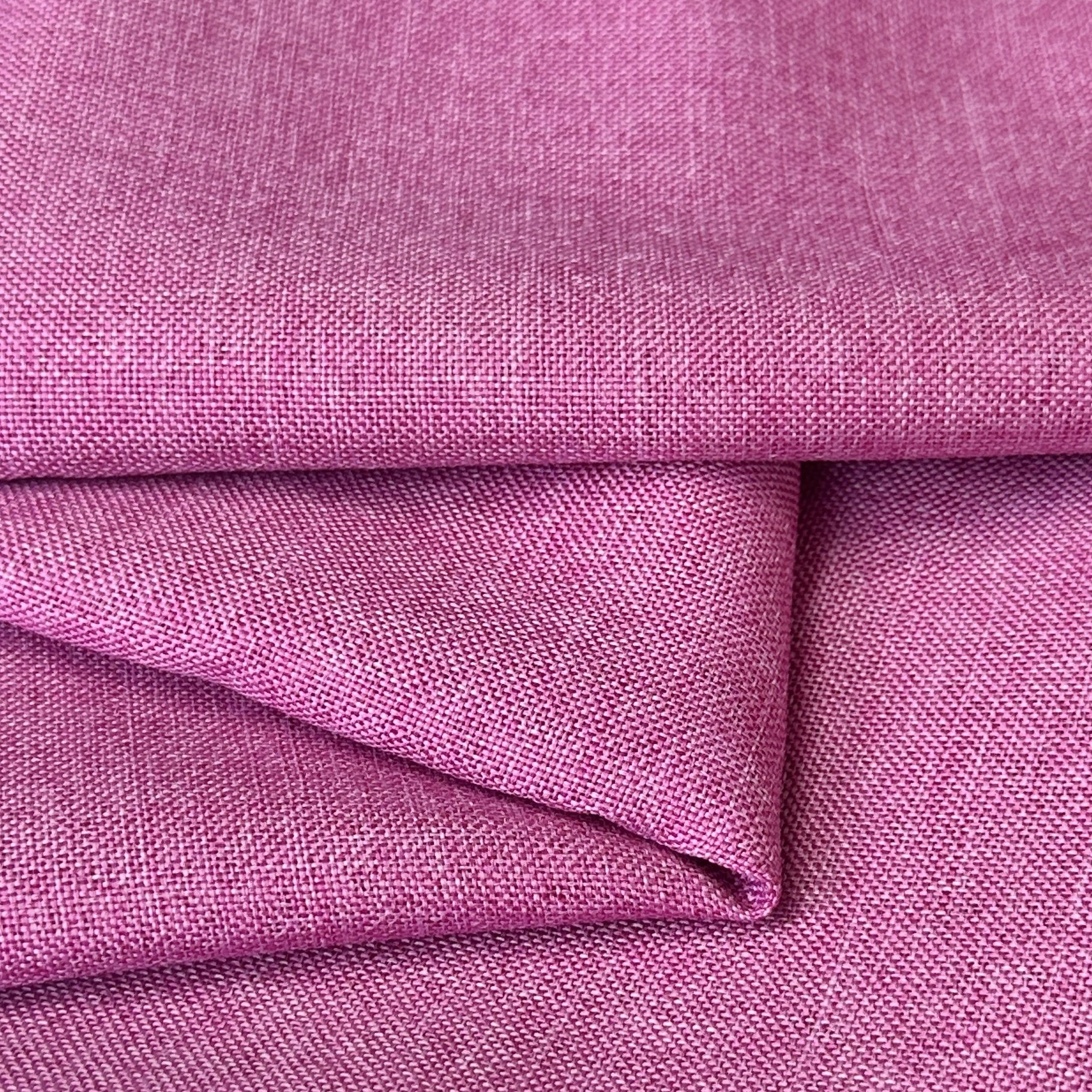 Factory Outlet 100% Polyester Linen Fabric Breathable Home Textile Upholstery Count Dye Sofas Curtains Sofa Cushion Door Cover