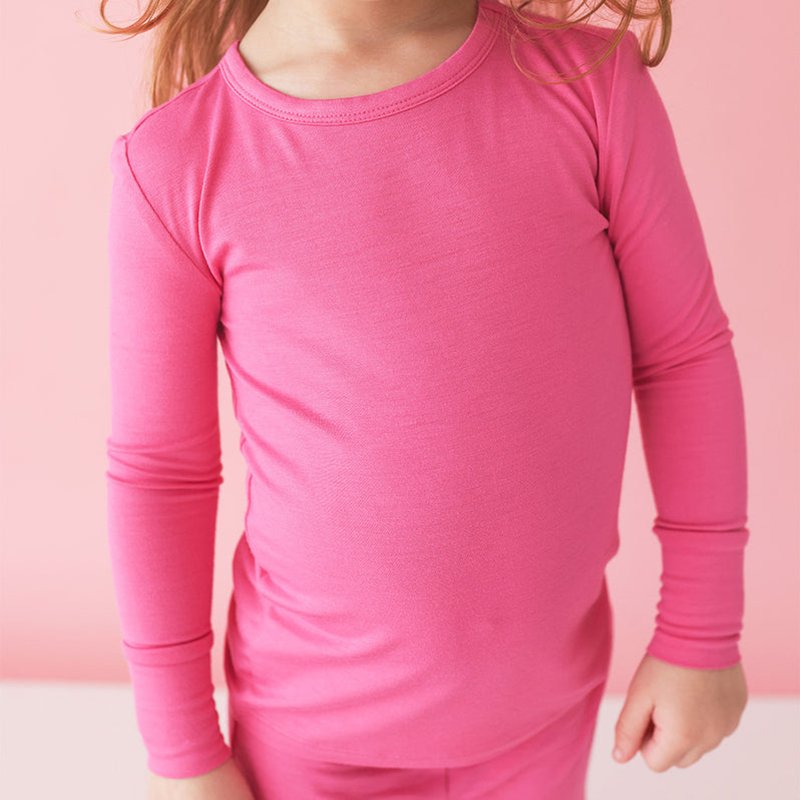 Hongbo custom plain baby sleepwear pajamas bamboo kids Loungewear clothes Christmas wholesale kids pyjamas set cotton