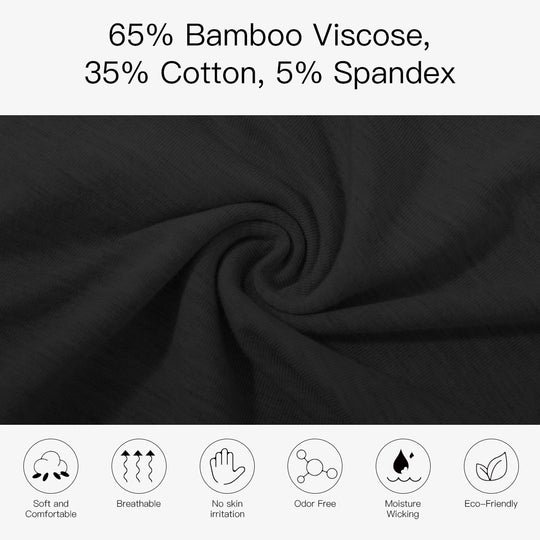 Best Underwear Sweat Men Bamboo Fabric Custom OEM Famous Brand Supplier 3D Pouch Crotch Panel Bamboo Underwear Boxers for Men