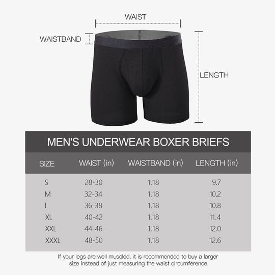 Best Underwear Sweat Men Bamboo Fabric Custom OEM Famous Brand Supplier 3D Pouch Crotch Panel Bamboo Underwear Boxers for Men