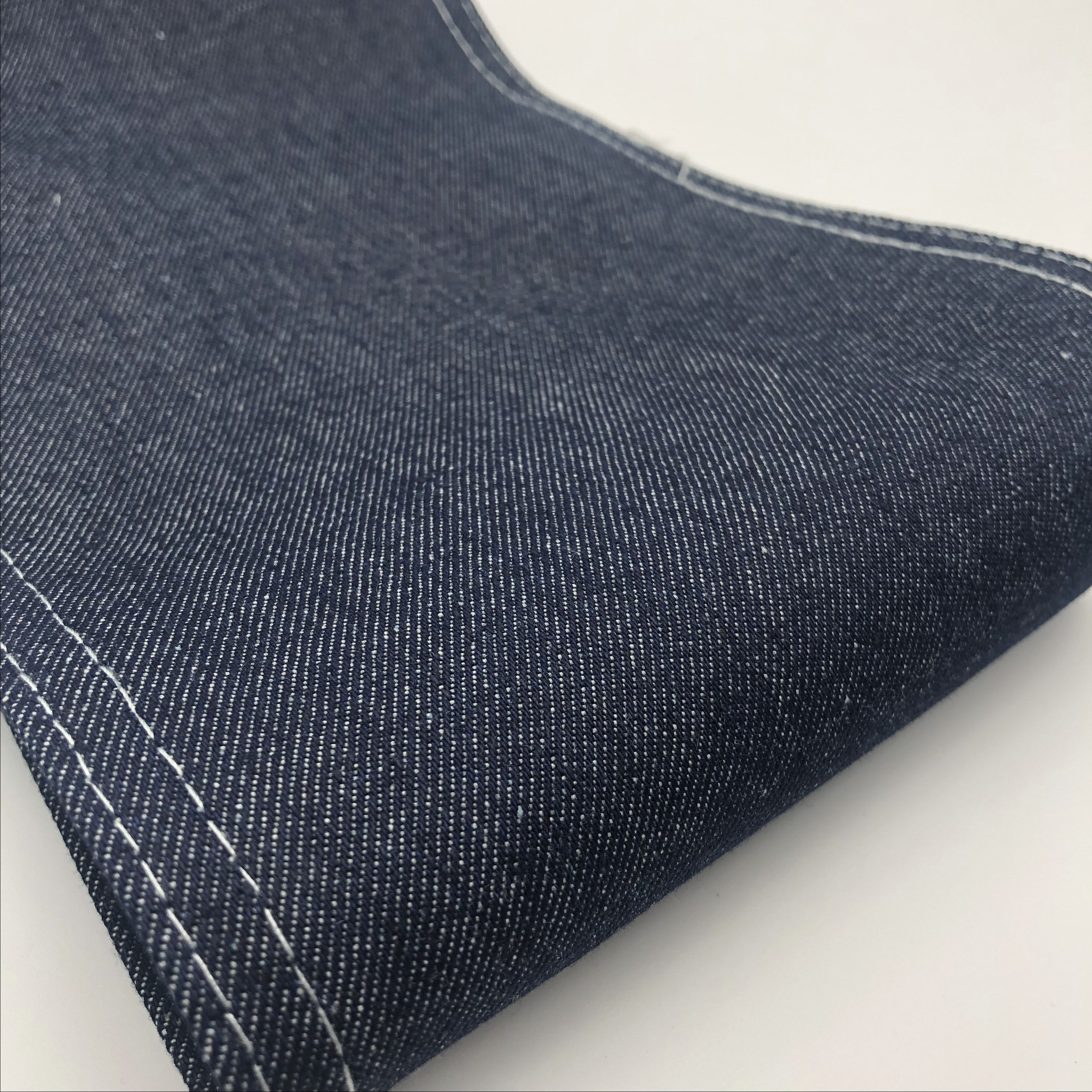 blue+gray color waterproof woven denim fabric