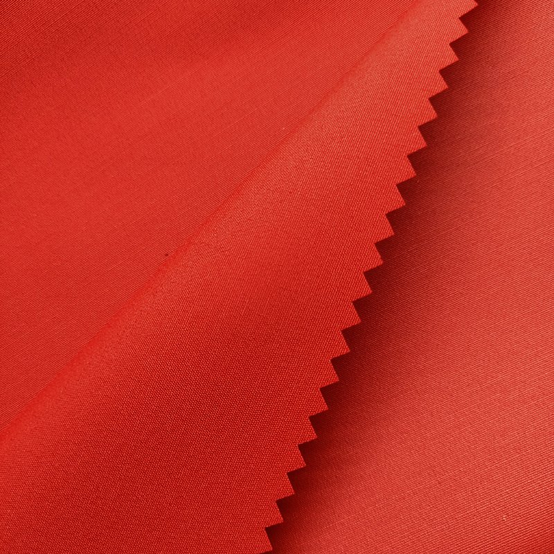 Excellent Quality Racing Jackets Fabric Polyester Staple Fiber Imitation Memory Fabric Polyurethane Coated