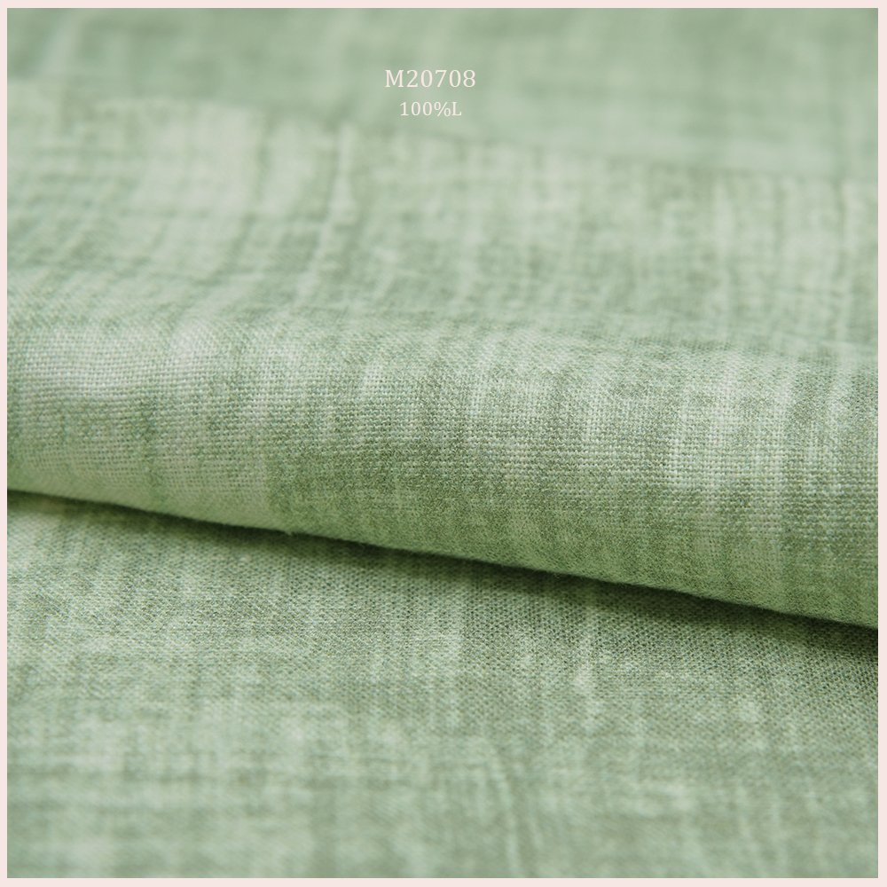 Dynamic Multi-colored 100% Linen Curtain Fabric for Furniture Curtain Pillow Bedding