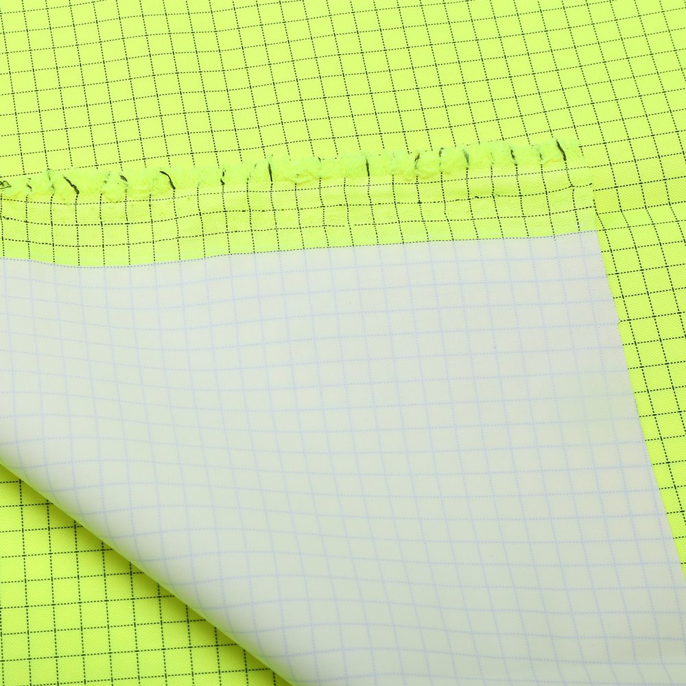 ESD Polyester Fluorescent Conductive Flame Retardant Fireproof Oxford Fabric For Workwear
