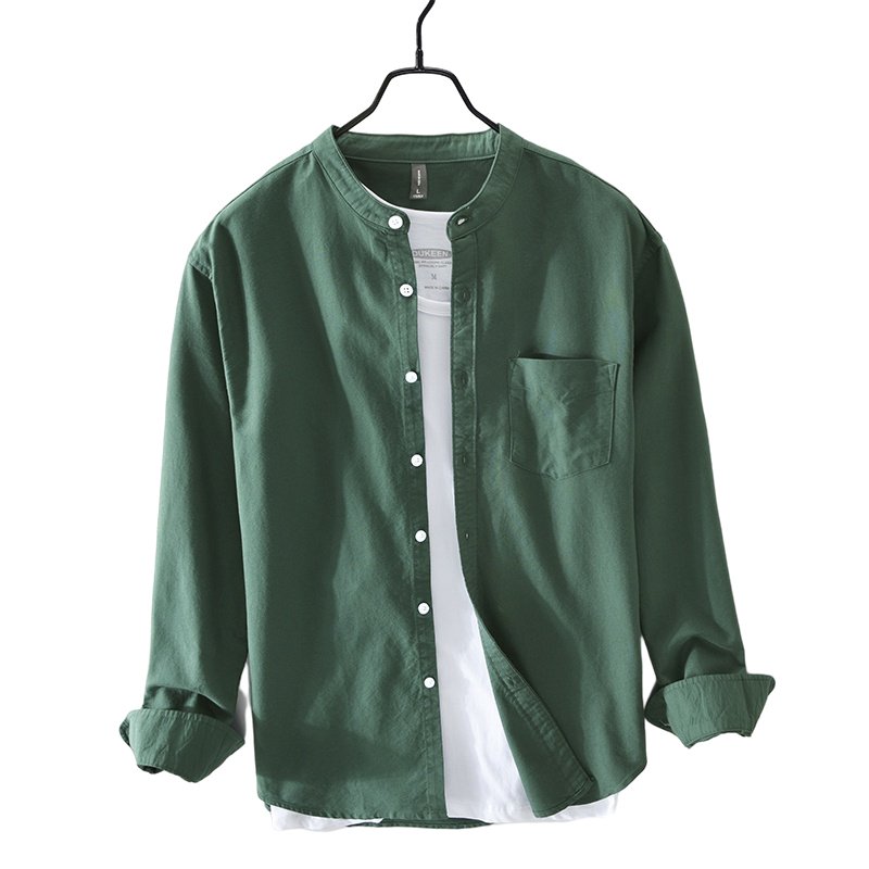Custom Plus Size100% Cotton Casual Formal Dress Work Shirts For Men Button Up Long Sleeve Men's Linen Shirts