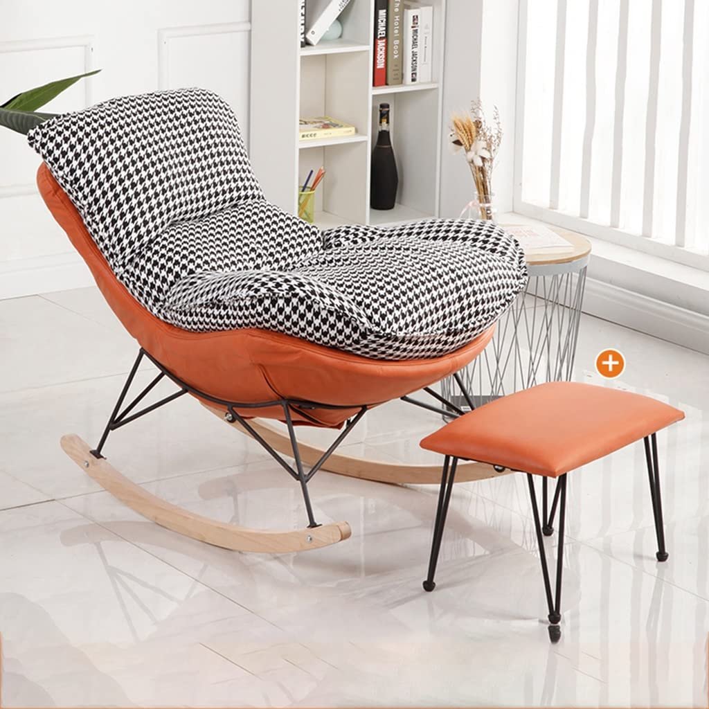 Nordic Leisure Accent Chair Sofa Armchair Lazy Single Lounge Dining Living Room Chairs Home Furniture Fabric Modern Top Grade