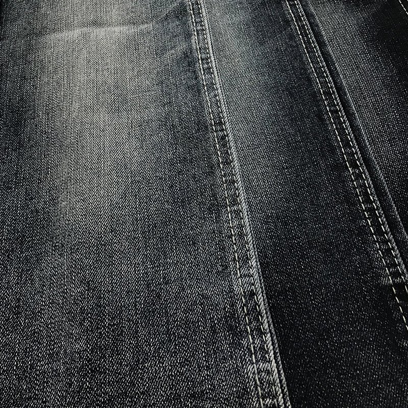 W753/W758/W759/W769 Super hot selling vertical slub style cotton polyester spandex blended stretch denim fabric