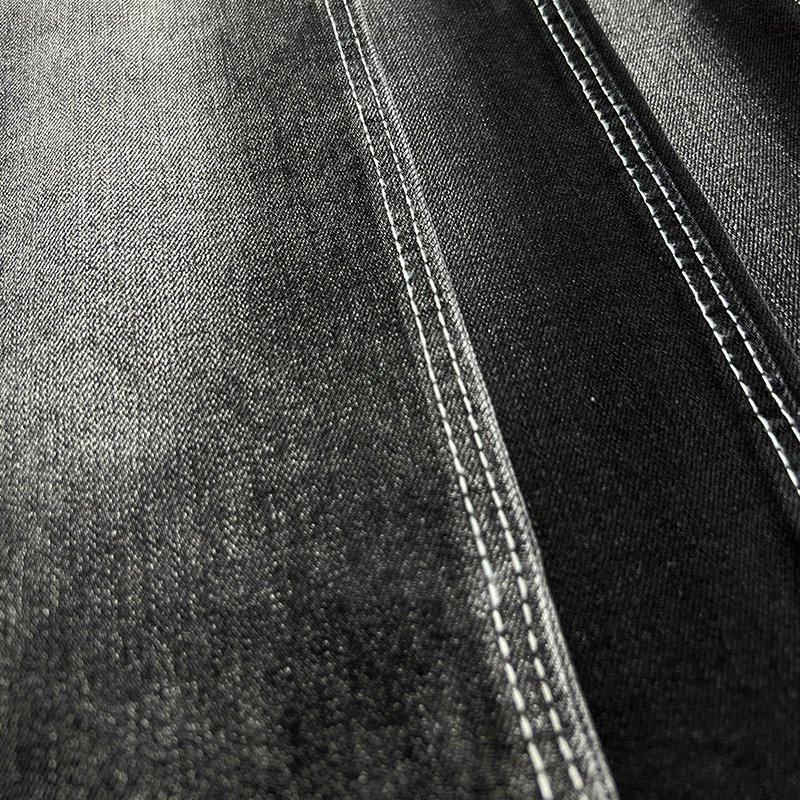 W753/W758/W759/W769 Super hot selling vertical slub style cotton polyester spandex blended stretch denim fabric
