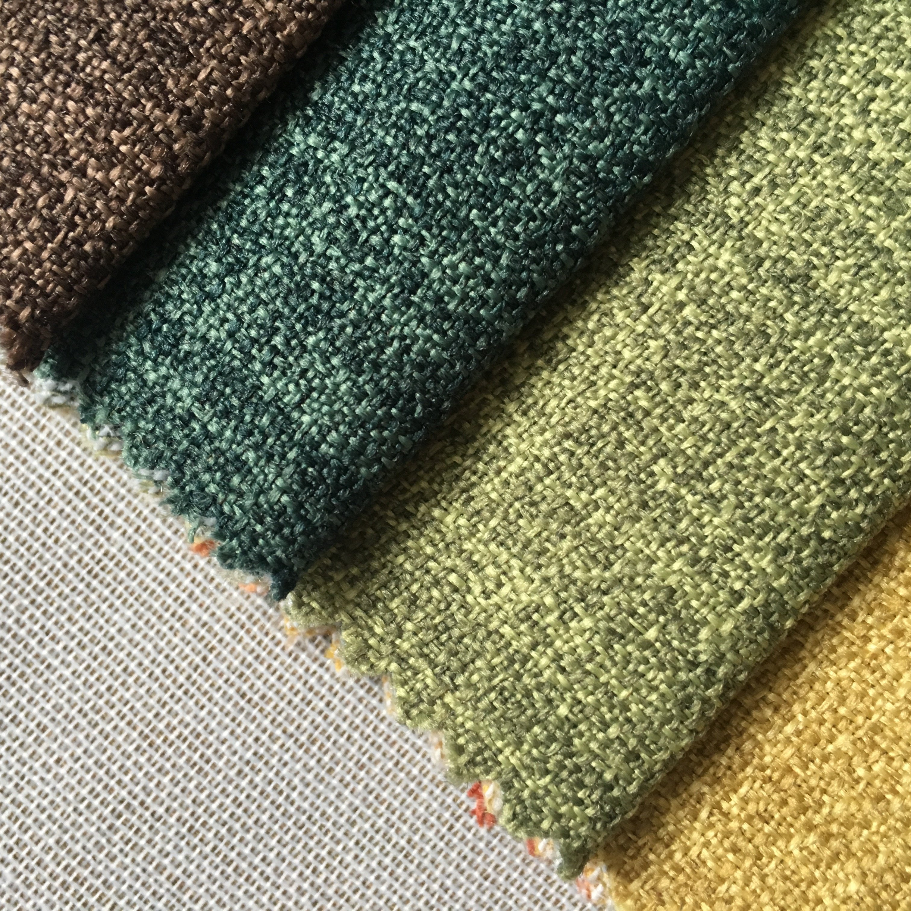 Furniture Fabric for Wholesale Textile Upholstery Sofa 100% Polyester Dobby Solid Color Sofa Textile Linen Look s fabric