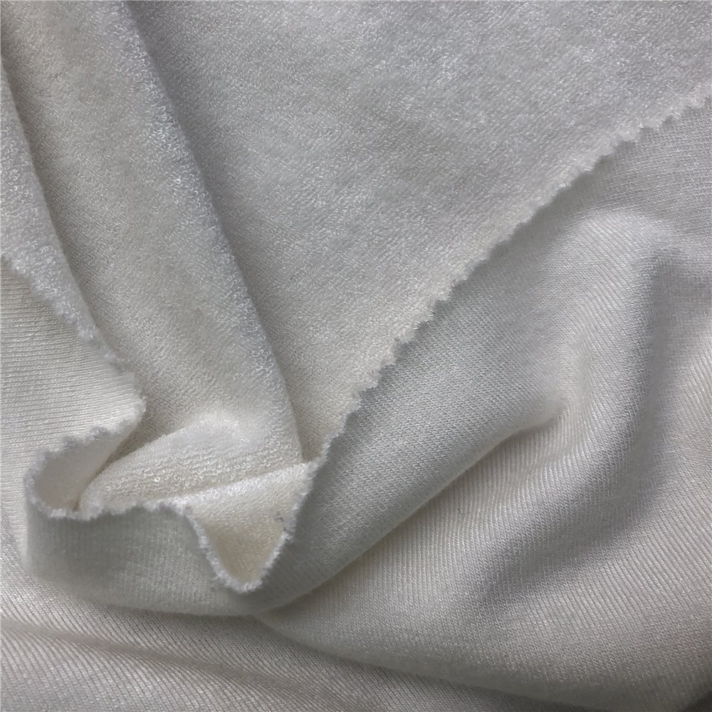 New arrivals beach bamboo terry towel fabric 350GSM 32S bamboo towel fabric