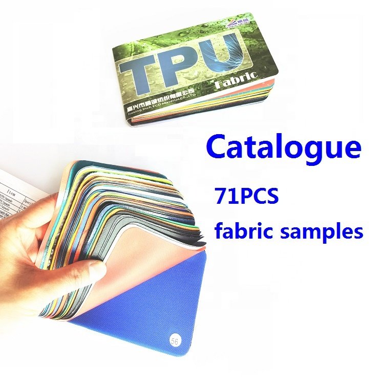Airtight TPU Coated Polyester Peach Skin fabric for Air Cushion Inflatable TPU Material