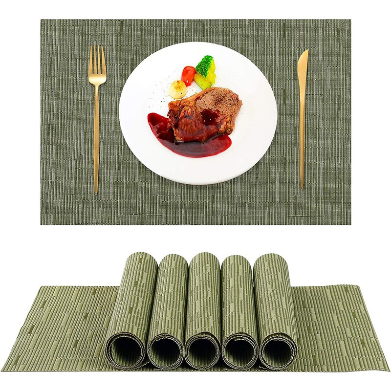 Burlap Placemats Luxury Cotton Custom Cute Woven Placemats