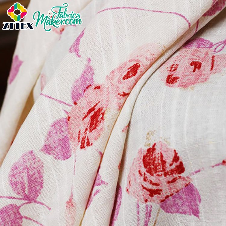 ZTTEX Eco-friendly Unstoppable embroidery linen fabric