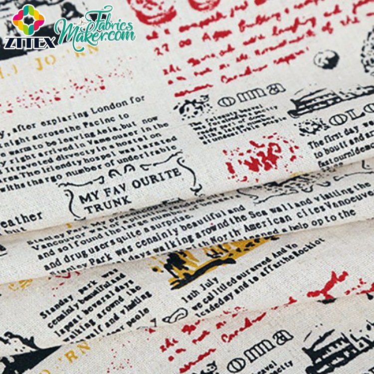 ZTTEX Eco-friendly Unstoppable embroidery linen fabric