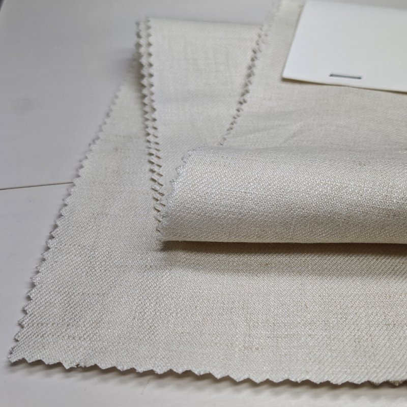 Direct Factory Hot Sale Soft Hand Feeling Customized 100% Linen Fabric Clothing Linen Suit Fabric Textile