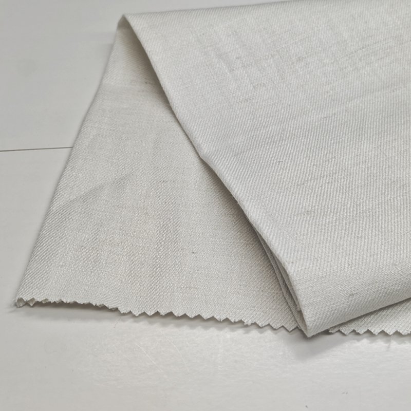Direct Factory Hot Sale Soft Hand Feeling Customized 100% Linen Fabric Clothing Linen Suit Fabric Textile