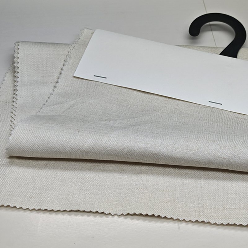 Direct Factory Hot Sale Soft Hand Feeling Customized 100% Linen Fabric Clothing Linen Suit Fabric Textile