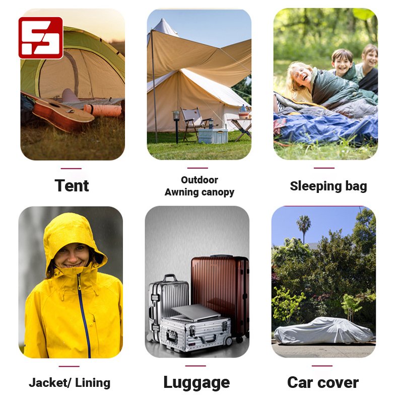 300T pongee fabric 100% polyester plain woven fabric 50D pongee lining fabric