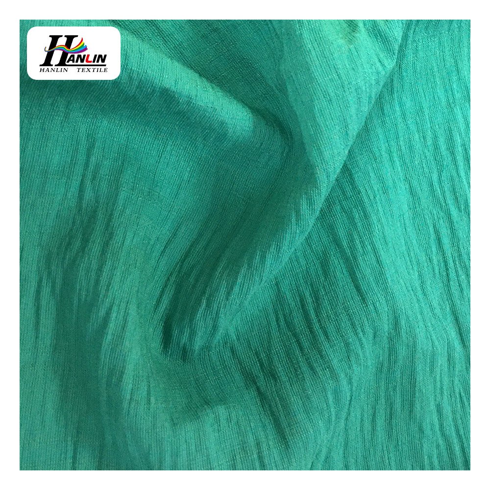 Good quality Cotton Linen Hemp Crinkle Linen Deluxe Premium Wrinkled Fabric