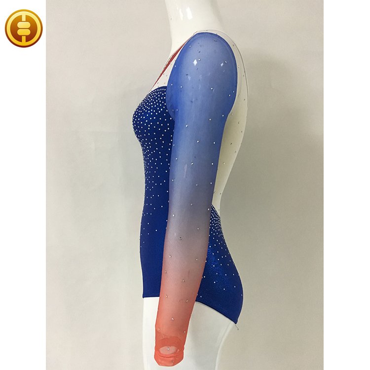 kids children custom bright sparkly rhinestone unitard leotard gymnastic ballet girls dance leotards tights costume for girls