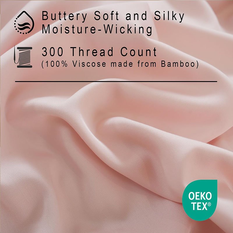 High Quality Organic Bamboo Queen Sheet Set Natural Soft bamboo Fabric Comforter Fitted Sheets Home Use Available King Twin