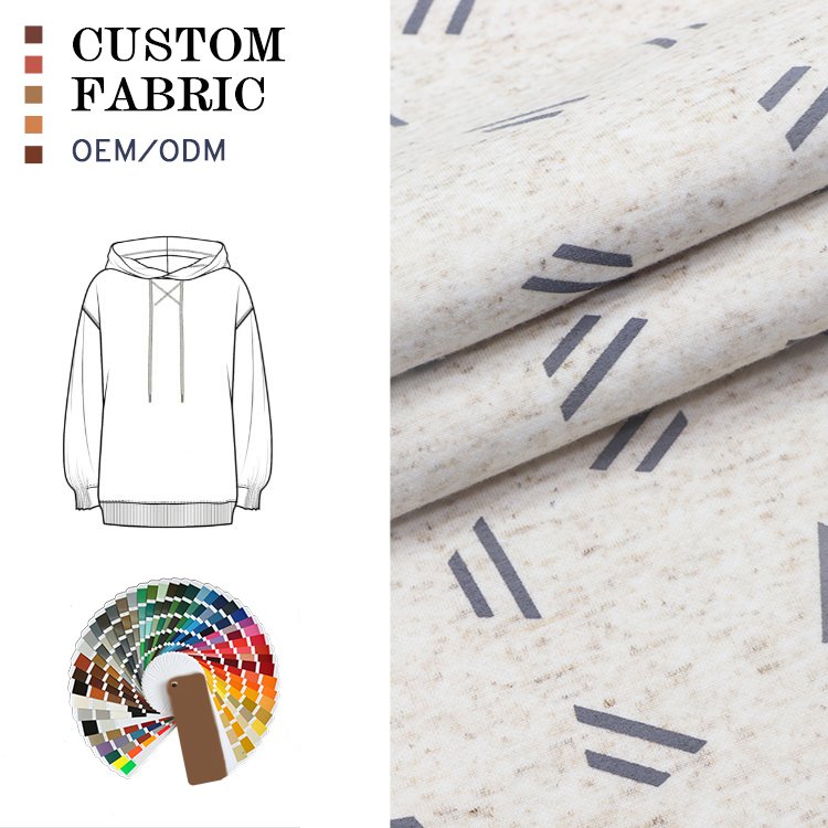 Fashion online wholesale printed soft polyester spandex linen clothes fabric roll