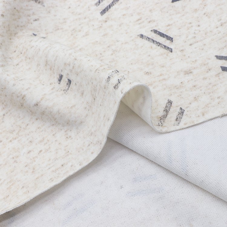 Fashion online wholesale printed soft polyester spandex linen clothes fabric roll