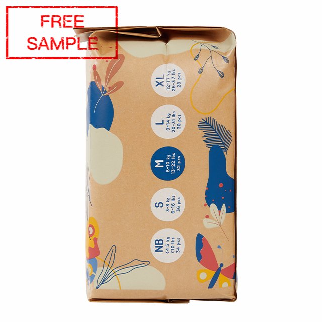 OEM ODM newborn diaper supplier ecological hypoallergenic compostable fiber eco leak guard