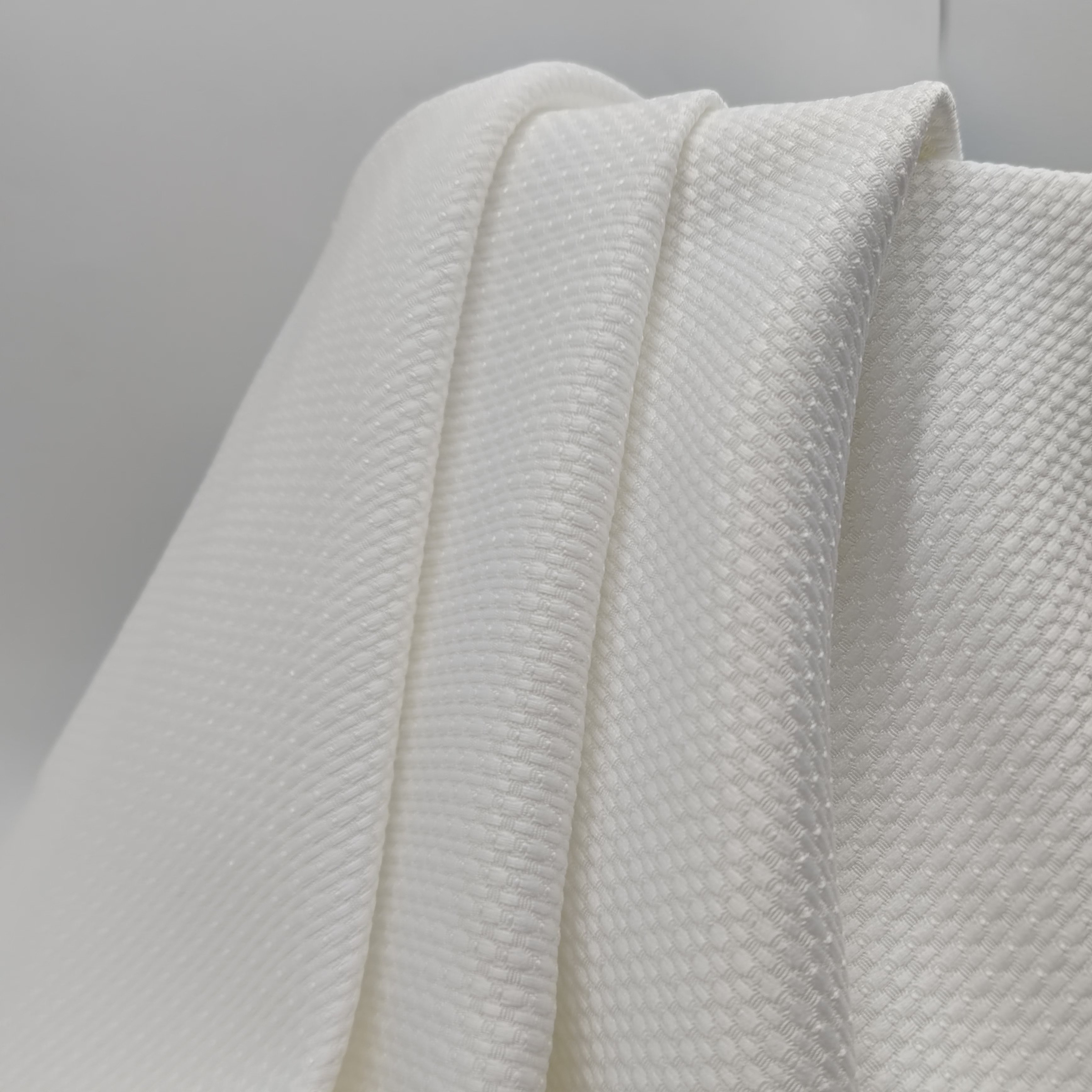 Low Price White Sofa Fabric Jacquard Medium Weight In Stock