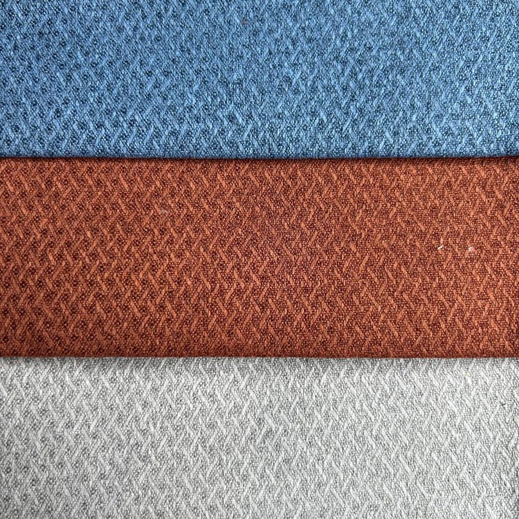 2155-150 China Belgian Linen Fabric Wholesale Linen Jacquard Fabric Poly Linen