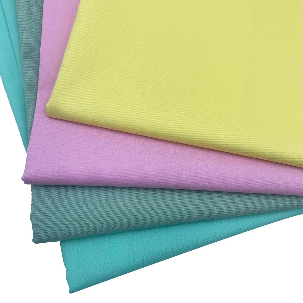 OEM ODM Eco Friendly Breathable 50 Bamboo Fiber 45 Polyester 5 Spandex Plain Workwear Fabric 115GSM Bamboo Woven Fabric for Men