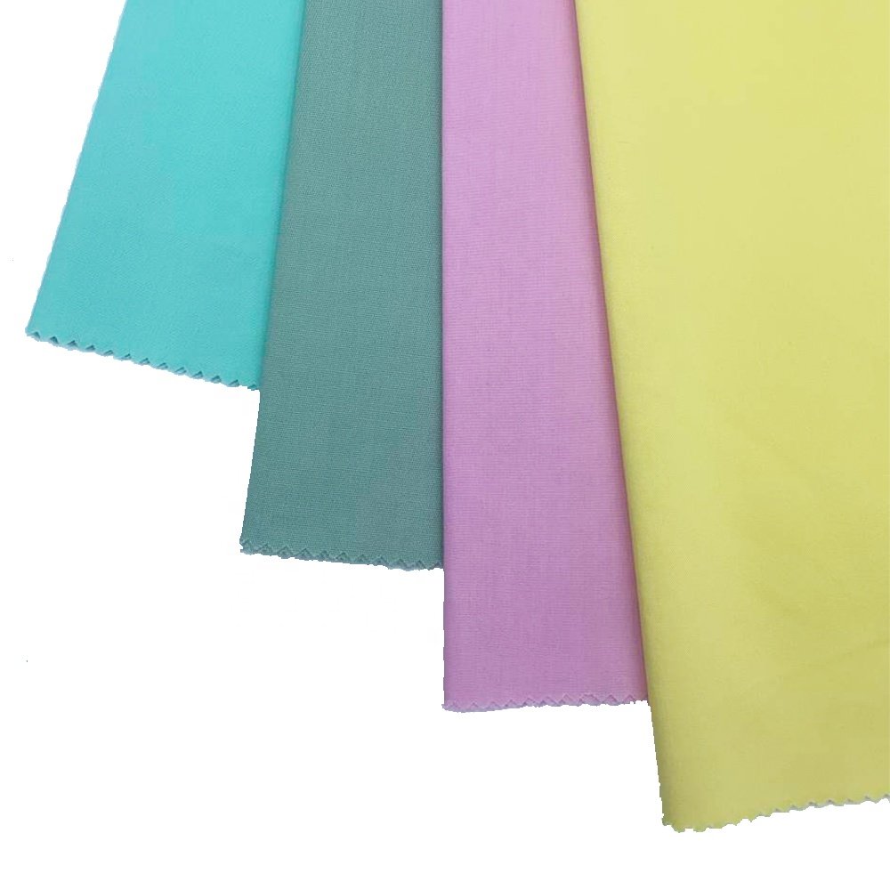 OEM ODM Eco Friendly Breathable 50 Bamboo Fiber 45 Polyester 5 Spandex Plain Workwear Fabric 115GSM Bamboo Woven Fabric for Men