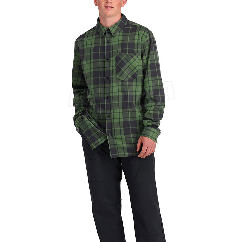 Best Material Men Flannel Shirts Soft Knitted Fabric with Quick Dry Feature and Printed Pattern for Adults Wear