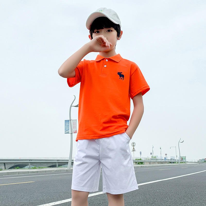 High quality Wholesale clothing Boys Polo shirts Pure cotton kids polo shirts for boys