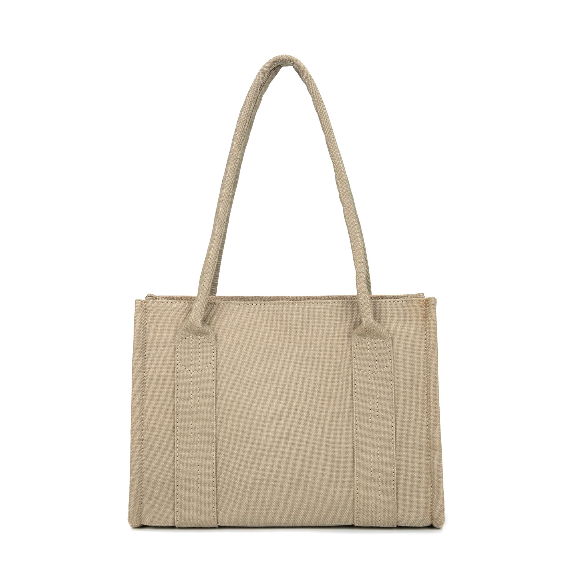 Eco Friendly Natural Fabric Custom Logo Recycled Leisure Shoulder Bag Reusable Degradable Handbag Bamboo Fiber Tote Shopping