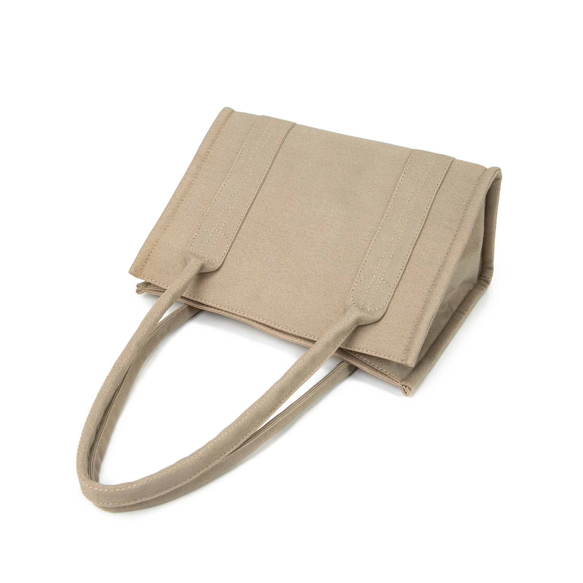 Eco Friendly Natural Fabric Custom Logo Recycled Leisure Shoulder Bag Reusable Degradable Handbag Bamboo Fiber Tote Shopping