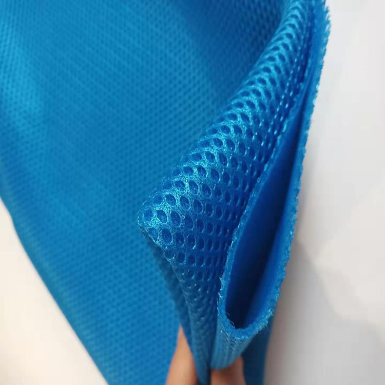 Air Mesh Fabric Dress A4 Paper Size YARN Breathable 3d DYED Plaid for Swim Jiangsu Tricot 100% Polyester Knitted 1 Meters 3D-01