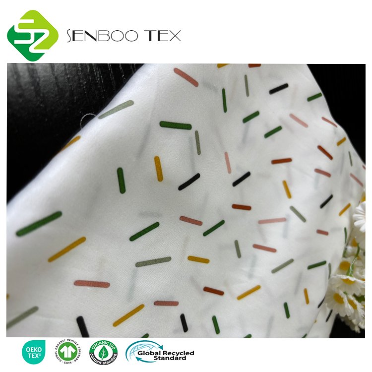Oeko tex 130gsm Eco-Friendly 100% Bamboo Fabric Breathable and Printed for Shirt