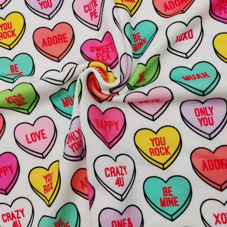 Professional Yard Custom Digital sublimation Printed DBP Double Brushed Polyester Fabric for Garment and Dress