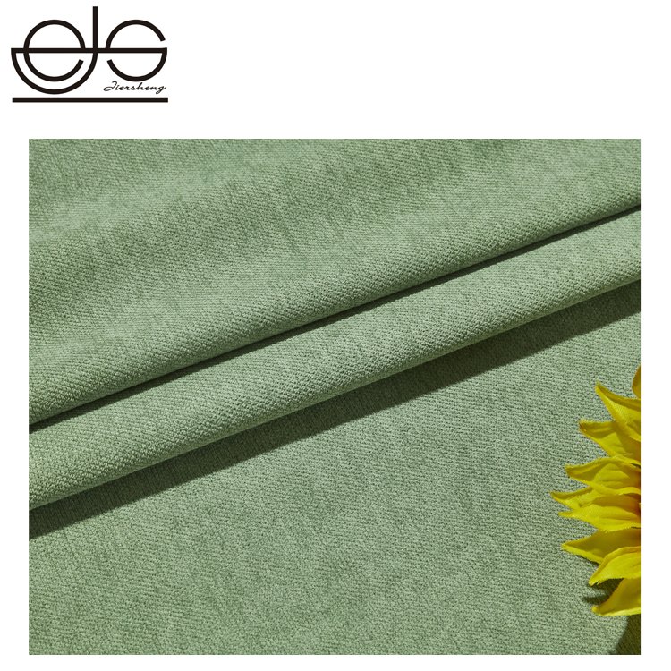 JES 330GSM Upholstery cheap linen look curtain sofa chenille fabric
