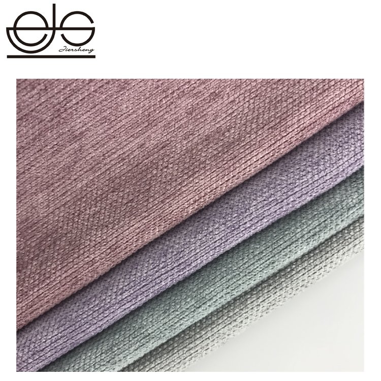 JES 330GSM Upholstery cheap linen look curtain sofa chenille fabric