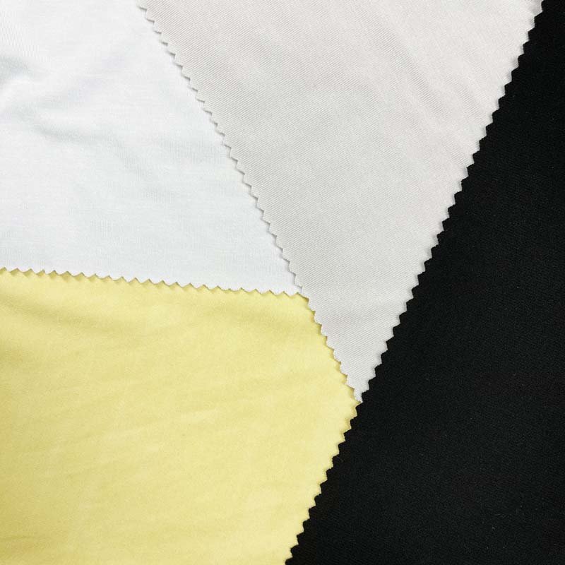 Factory Directly 95% Bamboo Fiber 5% Spandex Soild Jersey Knitted Bamboo Fabric Price For Polo T Shirt